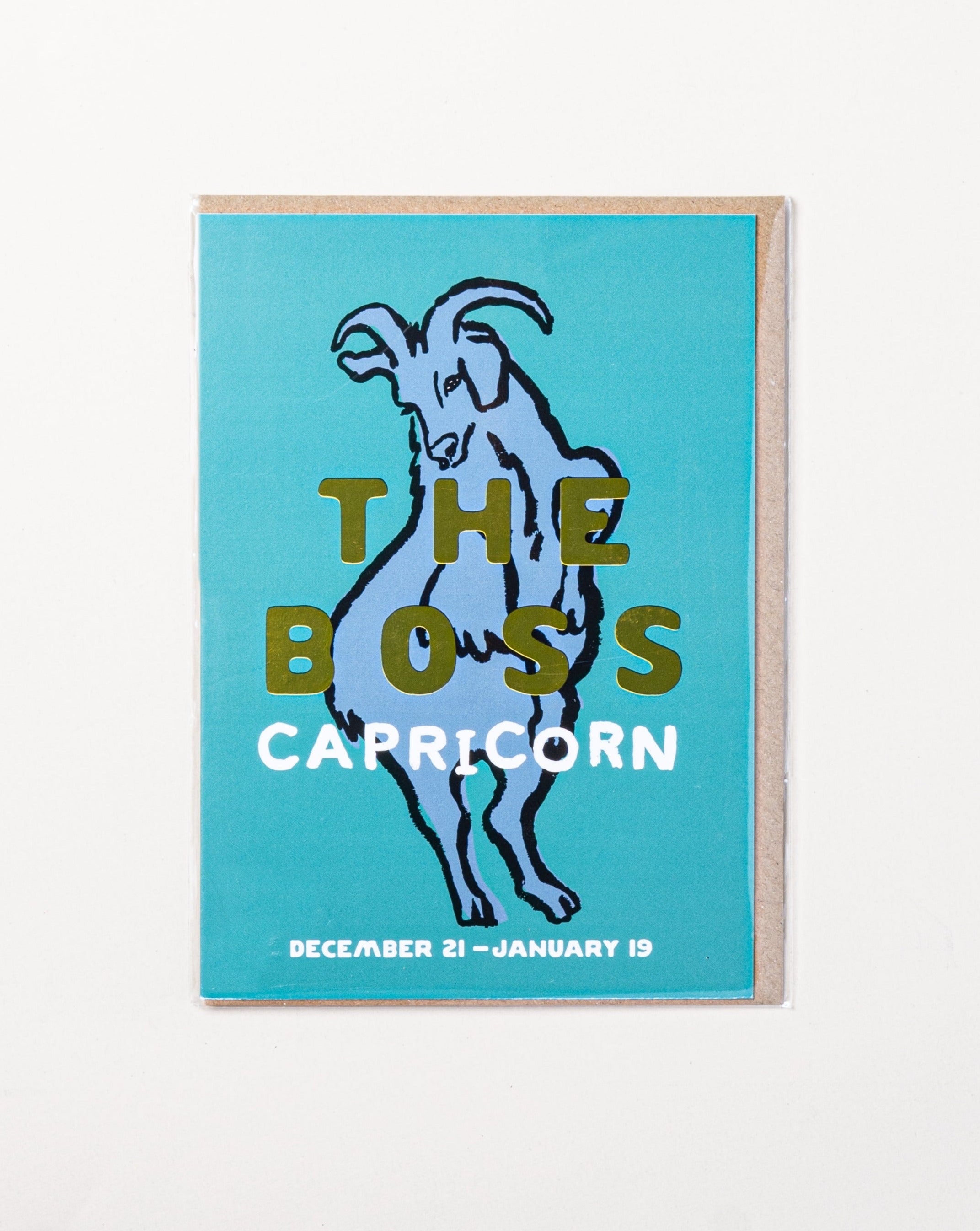 Capricorn The Boss Card