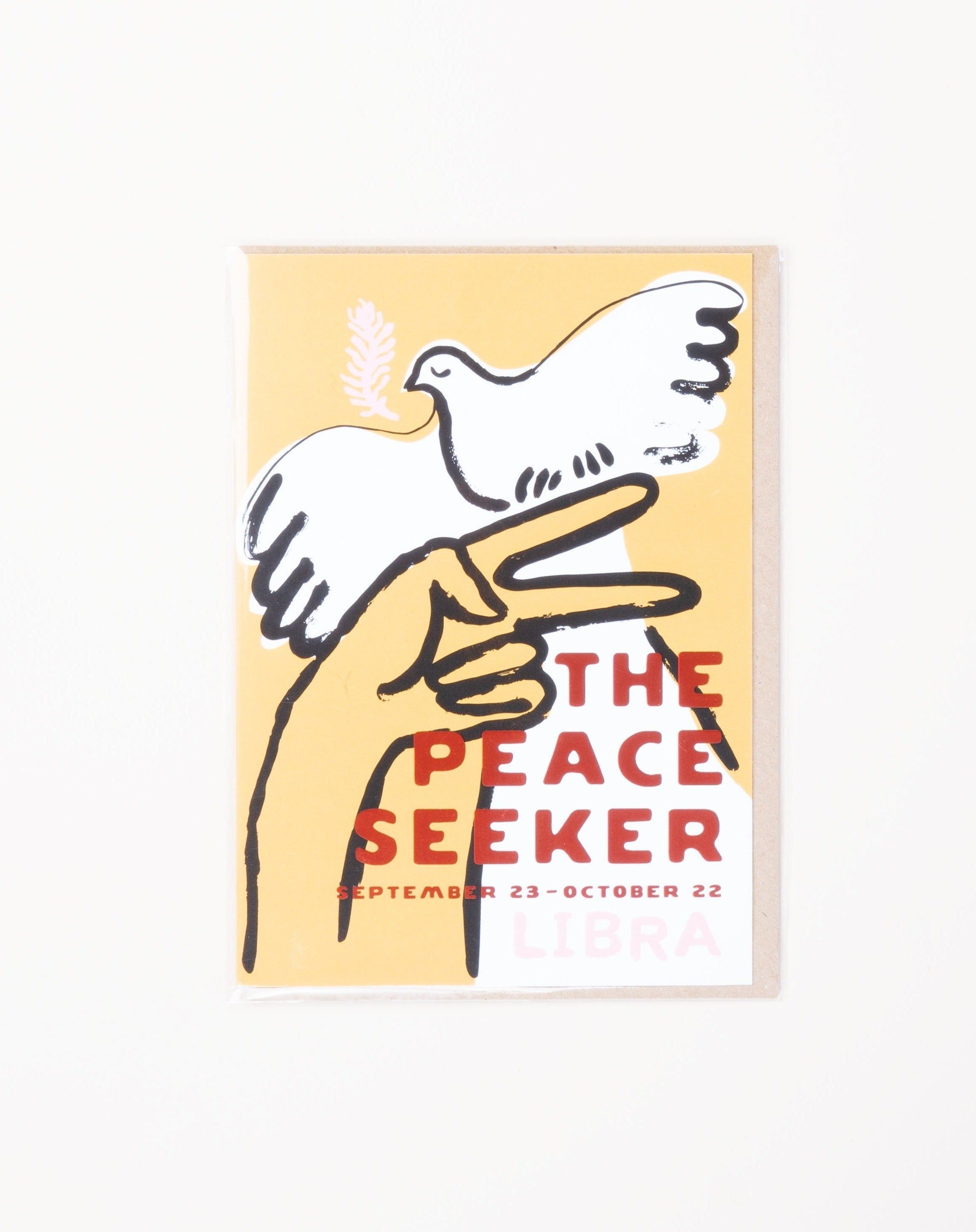 Libra The Peace Seeker Card