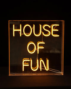 House of Fun Neon Lightbox
