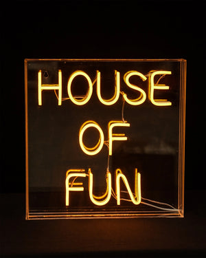 House of Fun Neon Lightbox
