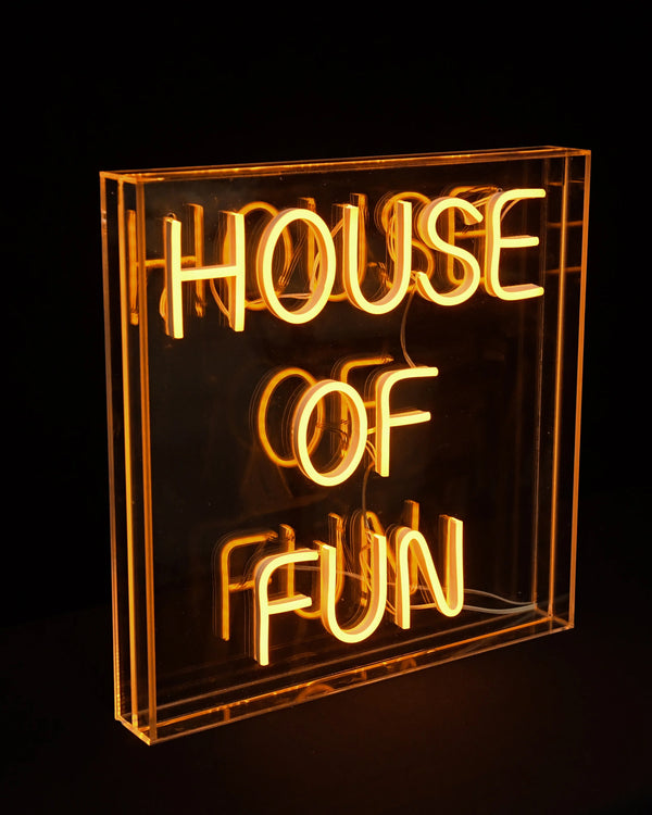 House of Fun Neon Lightbox