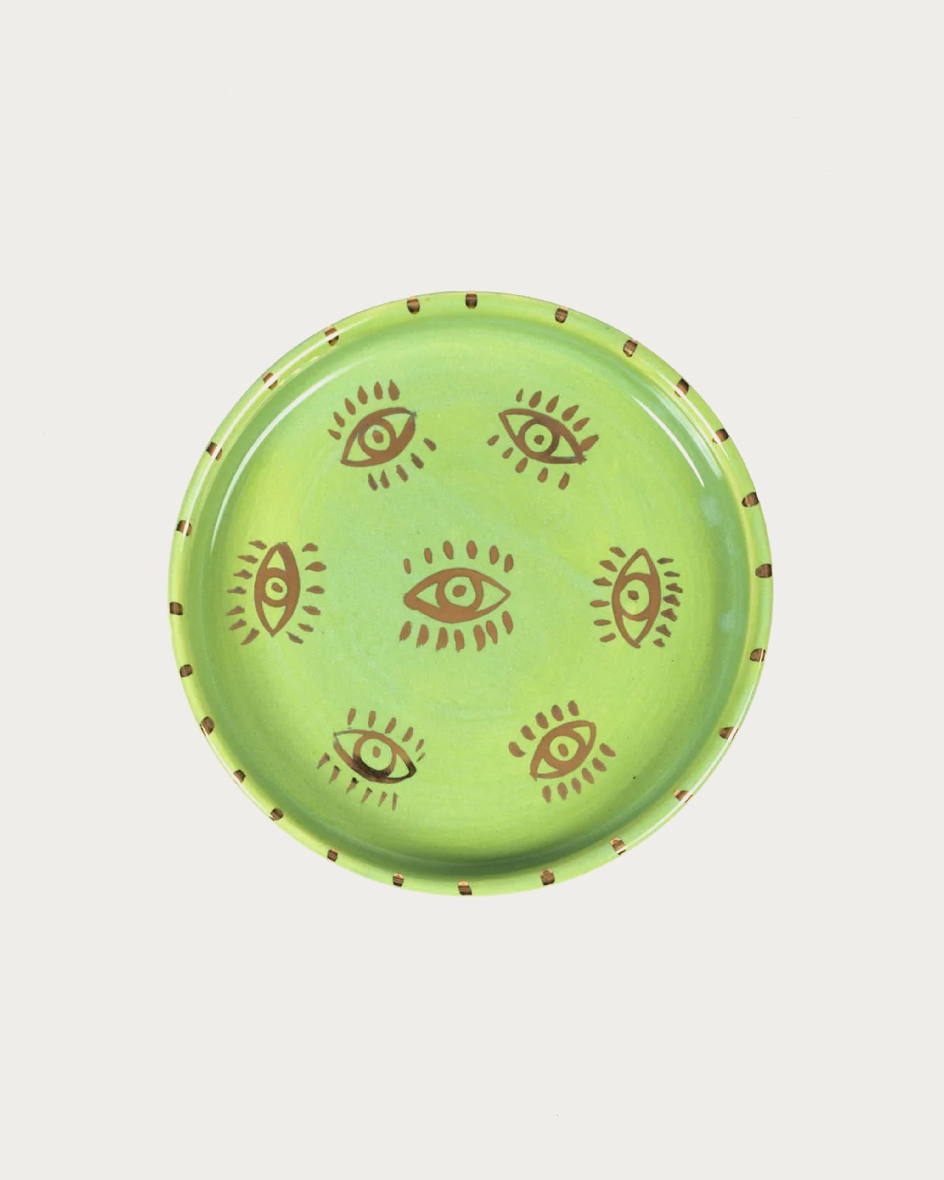 Inner Eye Collection Light Green Turkish Coffee Cup Set