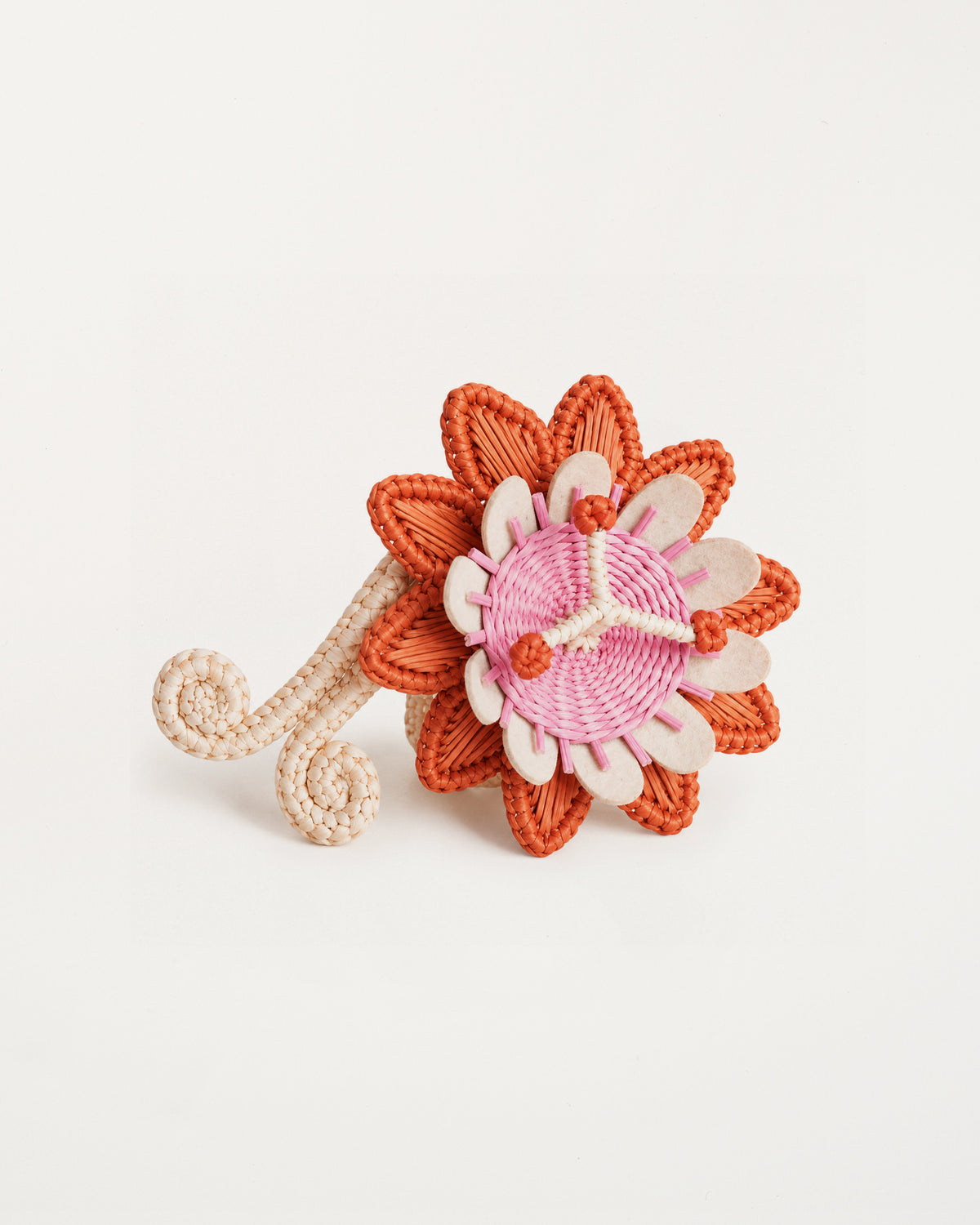 Iraca Palm Maracuya Napkin Ring Pink
