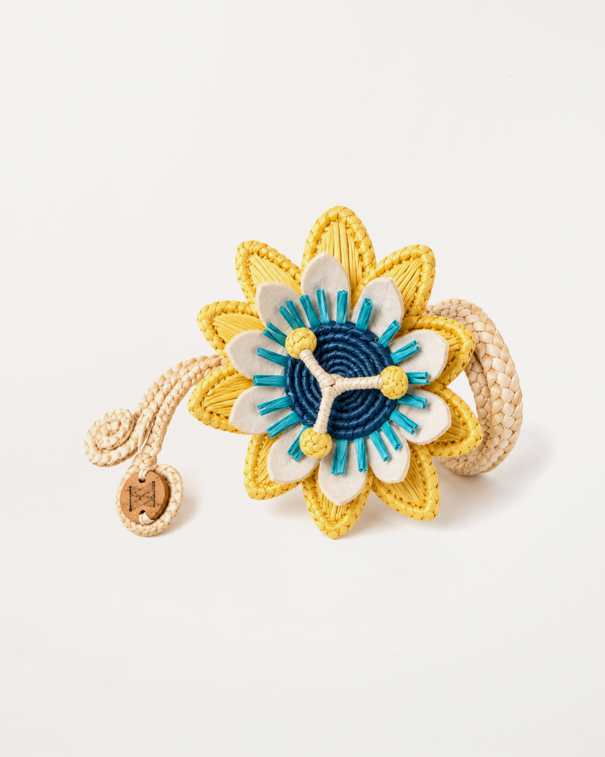 Iraca Palm Maracuya Napkin Ring Yellow
