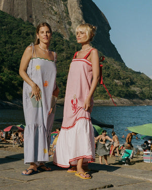 Iris Sol de Janeiro Dress Pink Striped
