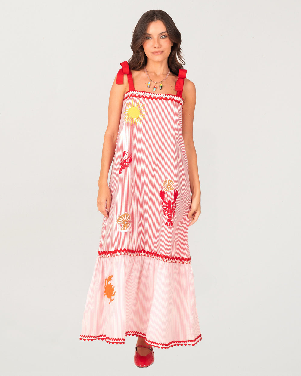 Iris Sol de Janeiro Dress Pink Striped