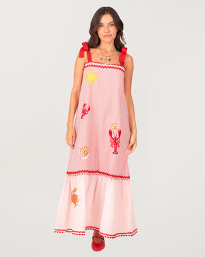 Iris Sol de Janeiro Dress Pink Striped