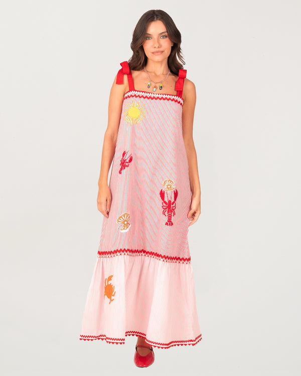 Iris Sol de Janeiro Dress Pink Striped