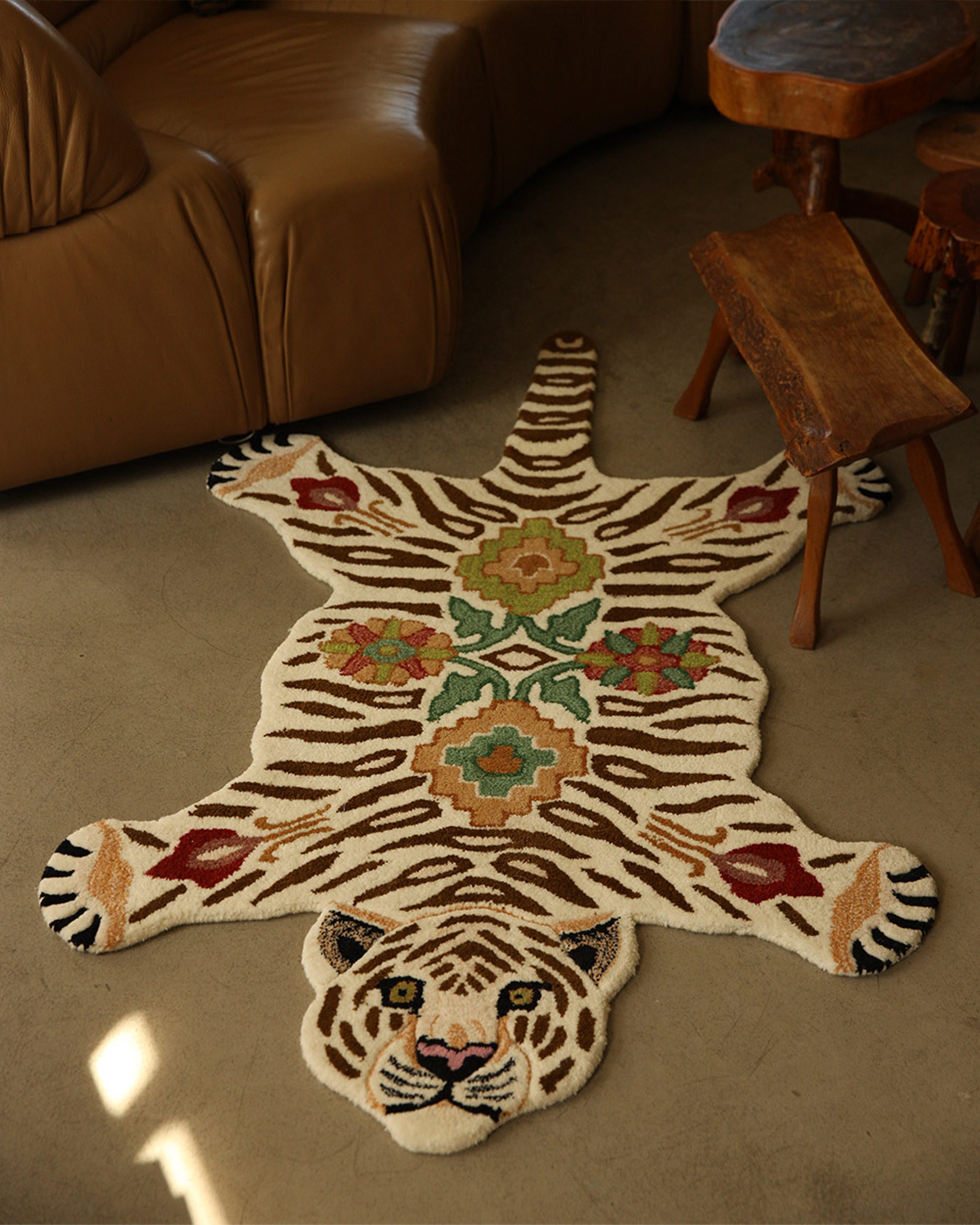 Jill Tiger Rug Large