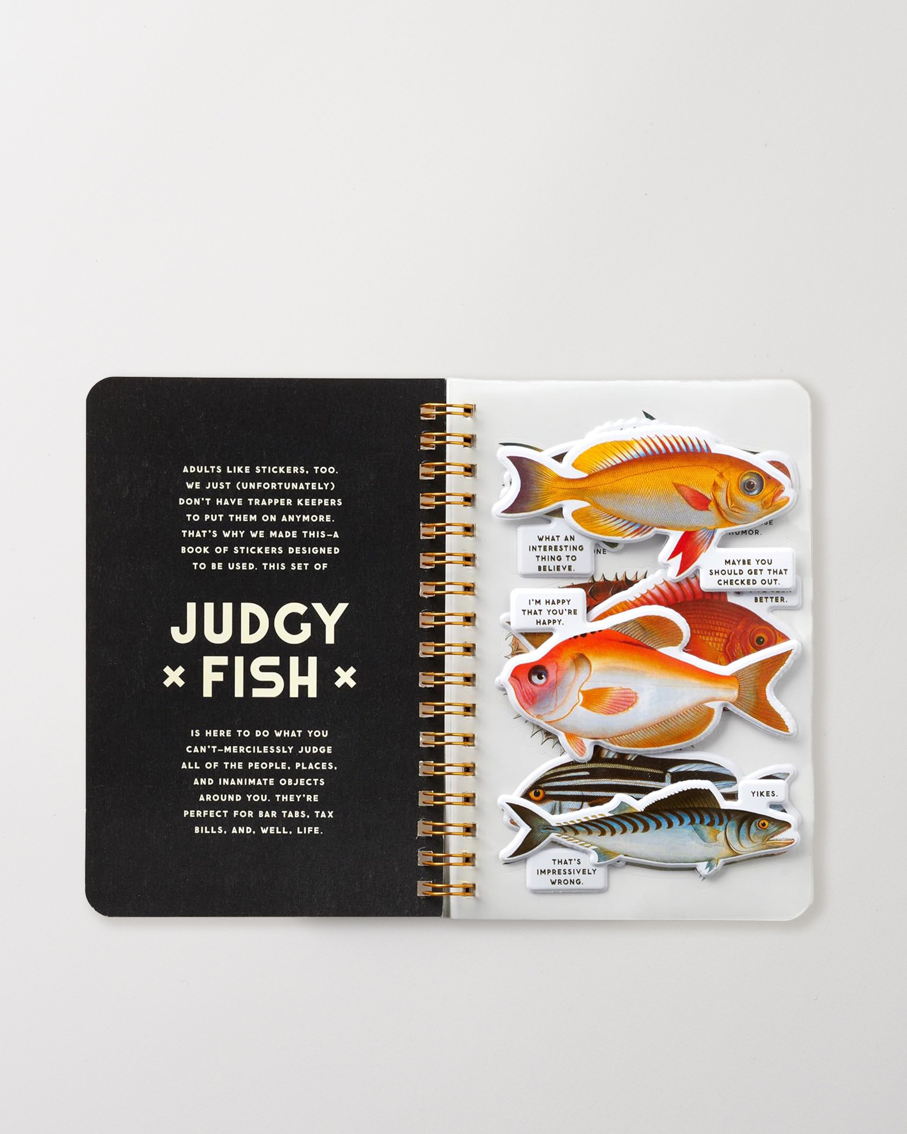 Judgy Fish Sticker Book