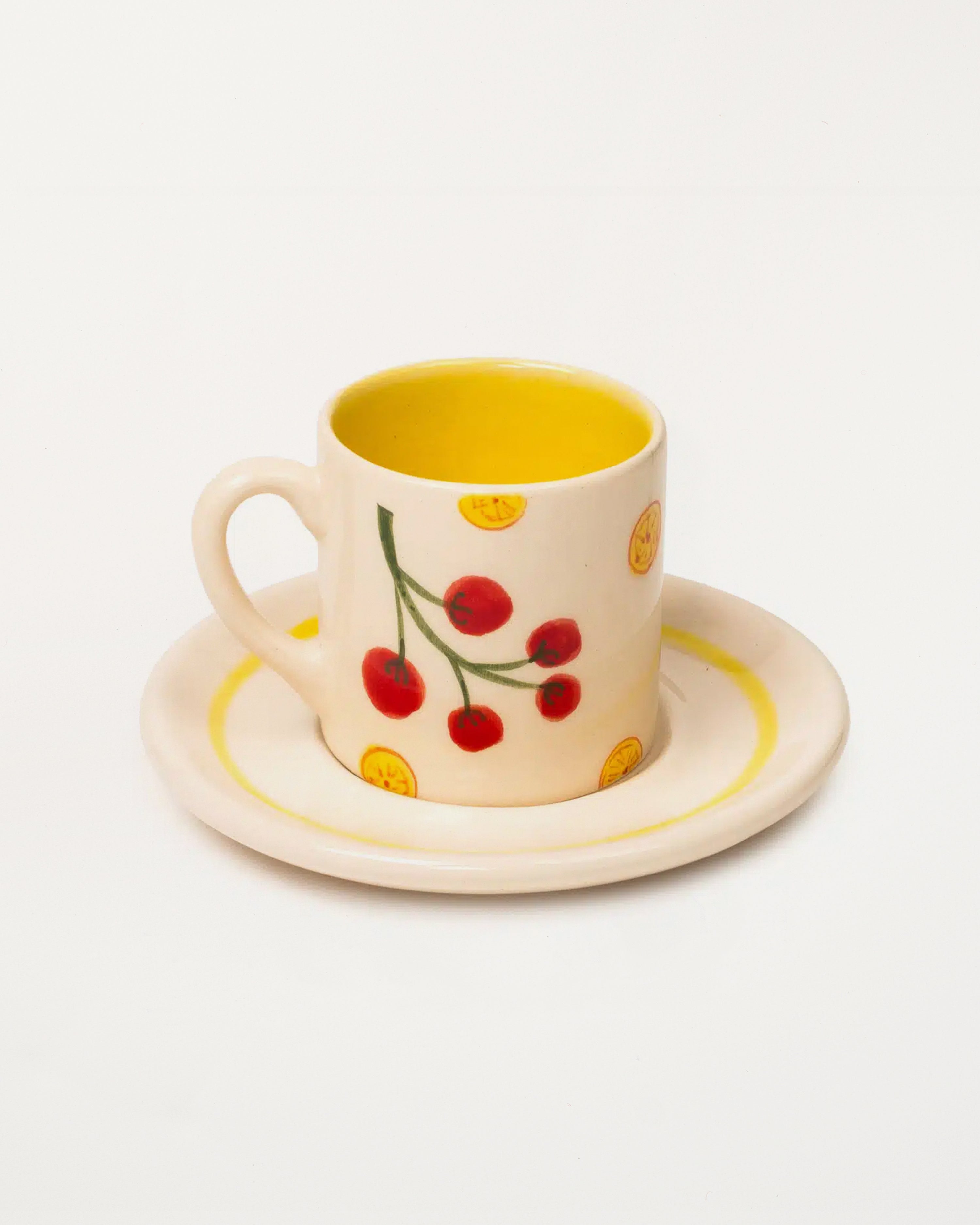 La Dolce Vita Turkish Coffee Cup with Tomato
