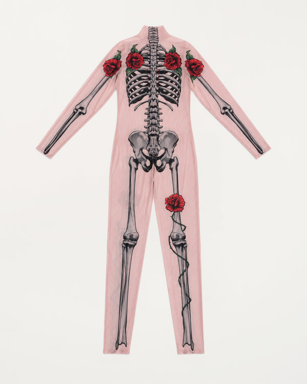 Lady Death Tat Skeleton Catsuit