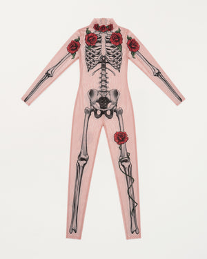 Lady Death Tat Skeleton Catsuit