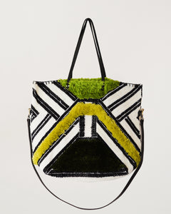 Large Recycled Food Bag Green Goddess