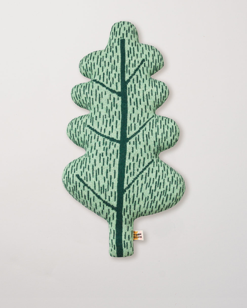 Leaf Shaped Cushion Green