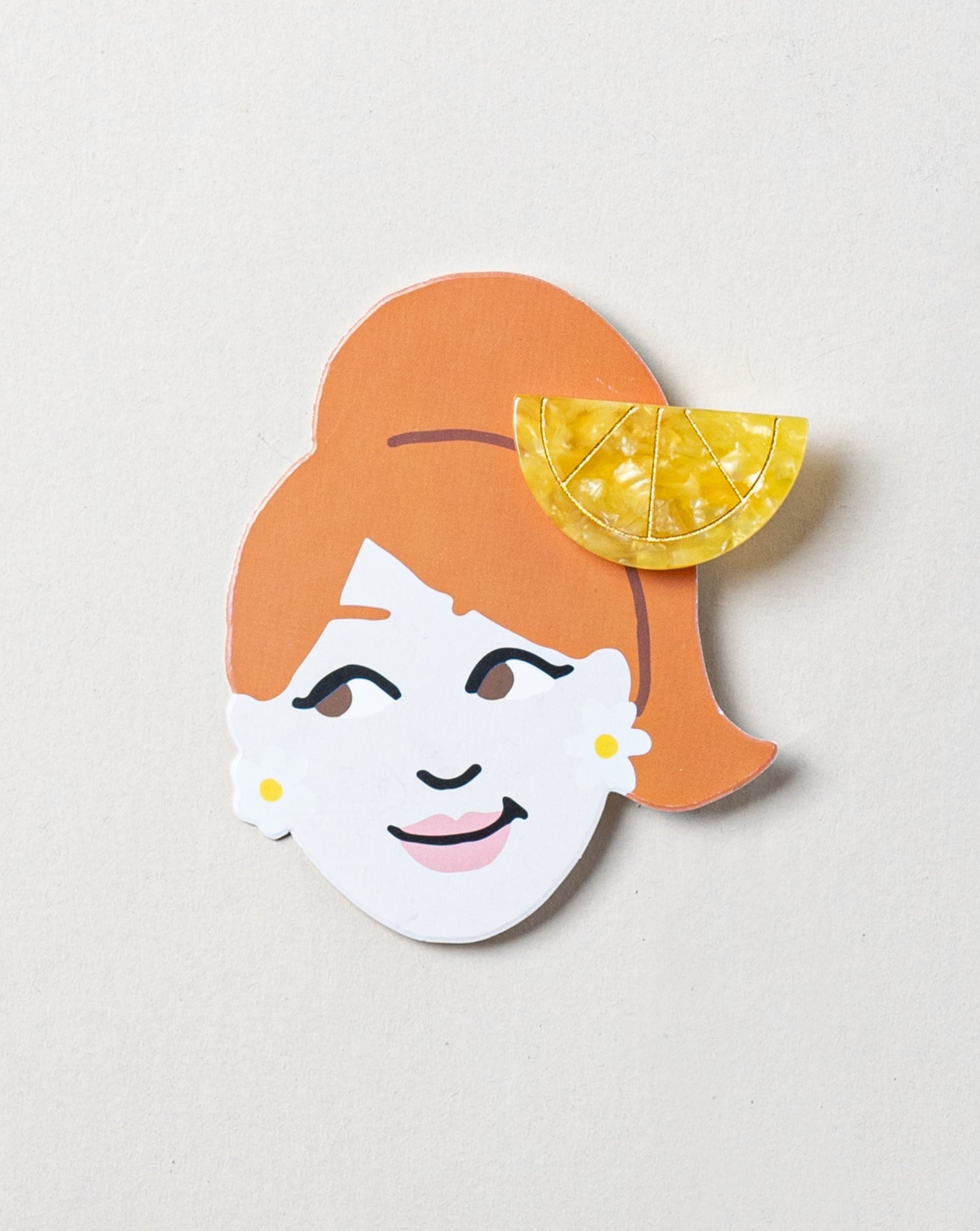 Lemon Hair Clip