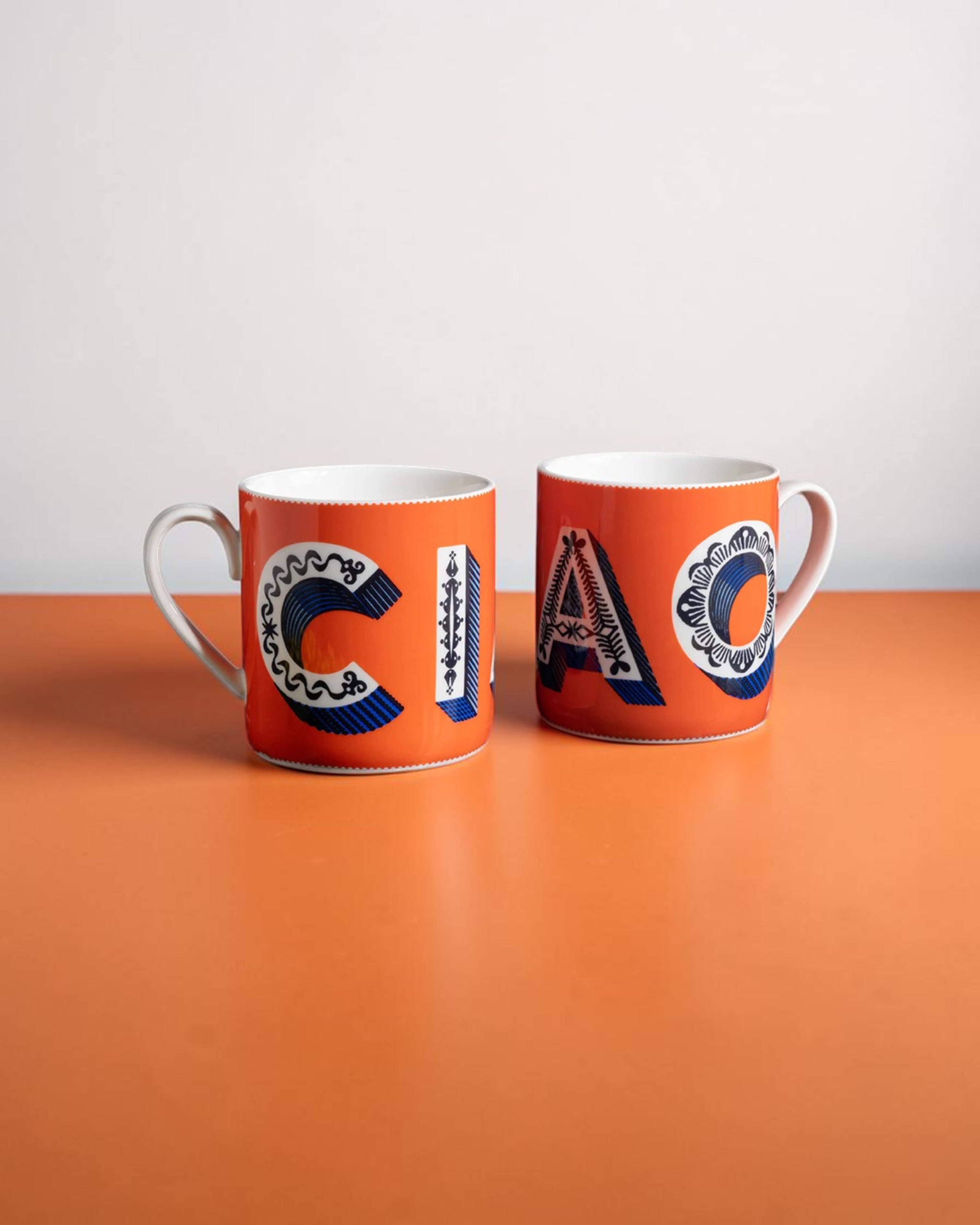 Ciao Orange Mug