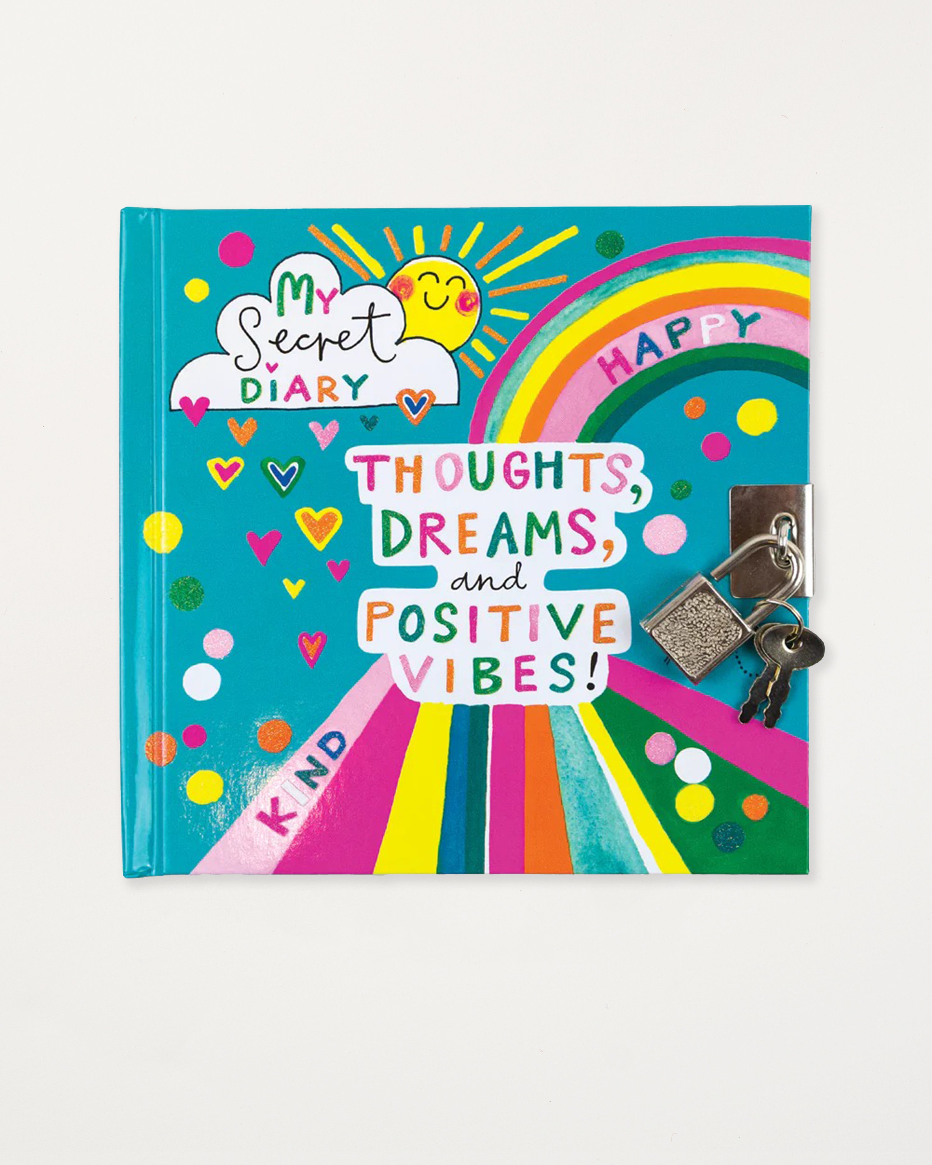 Lockable Secret Diary Positive Vibes