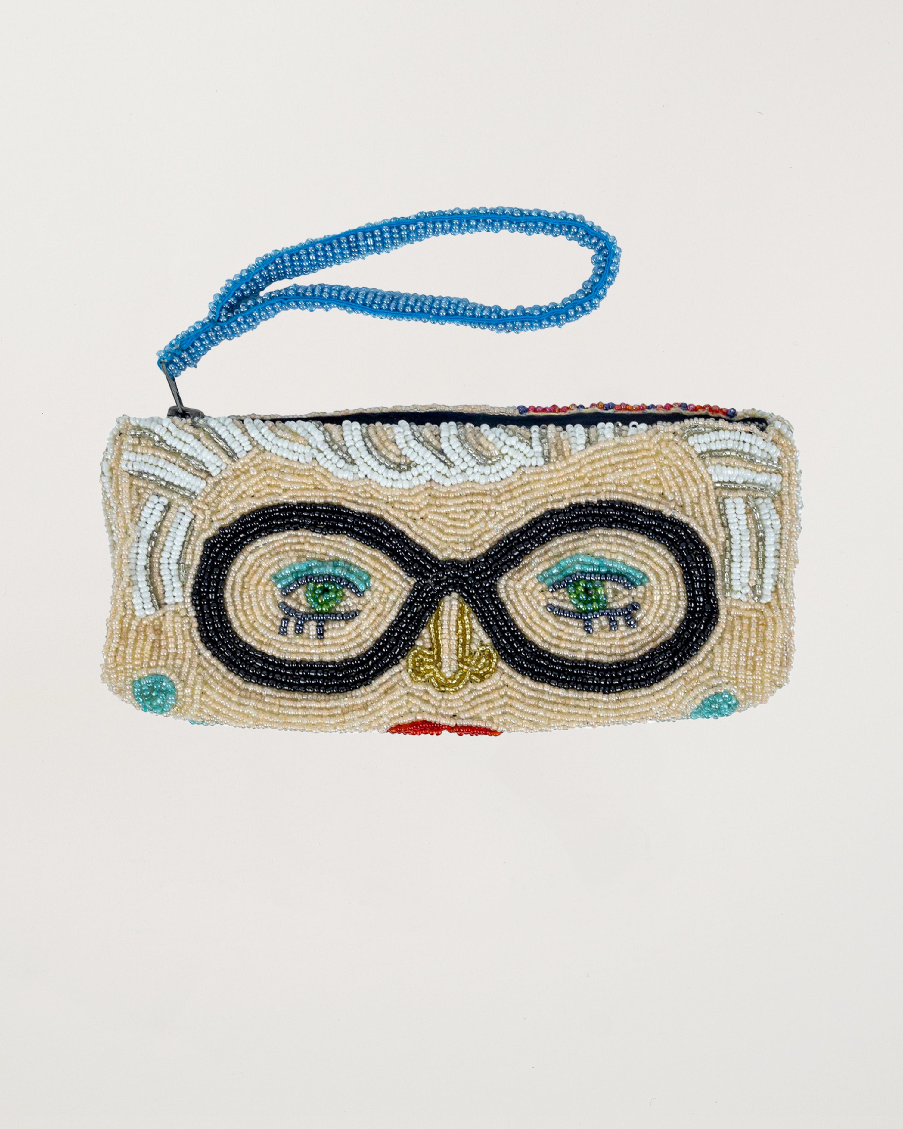 Lunette Iris Beaded Glasses Case