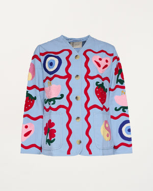 Maggie Jacket Blue Bell