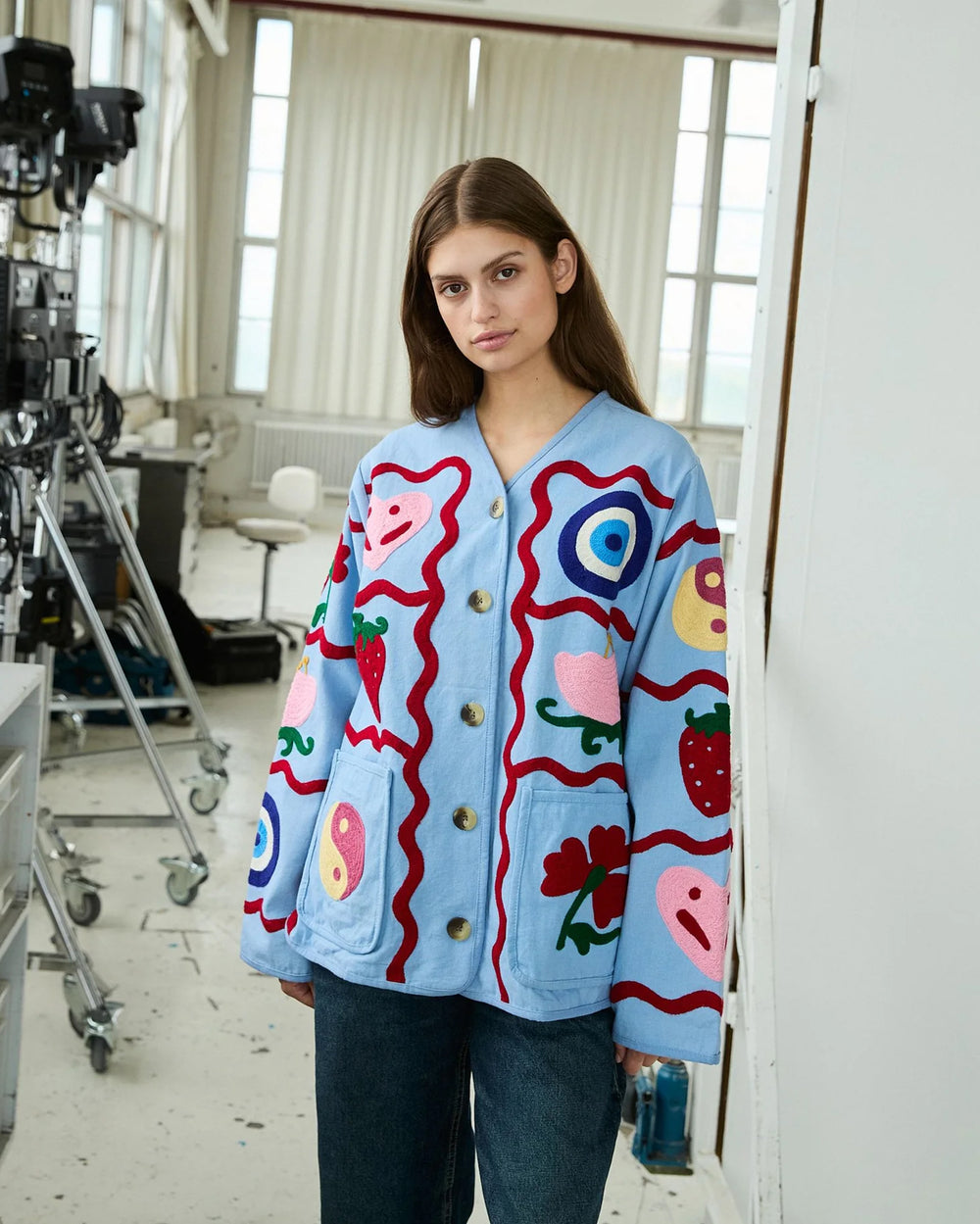 Maggie Jacket Blue Bell