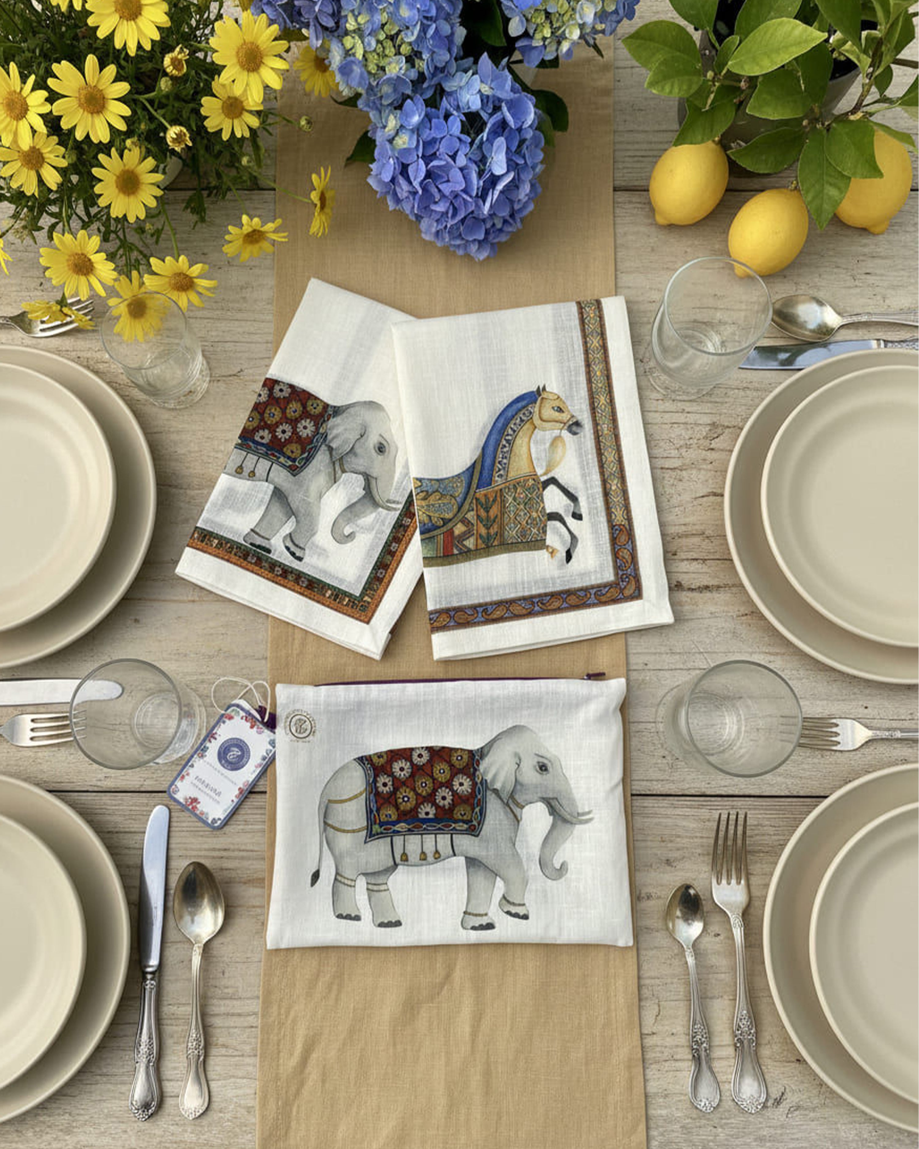 Maharajah Set of 4 Napkins