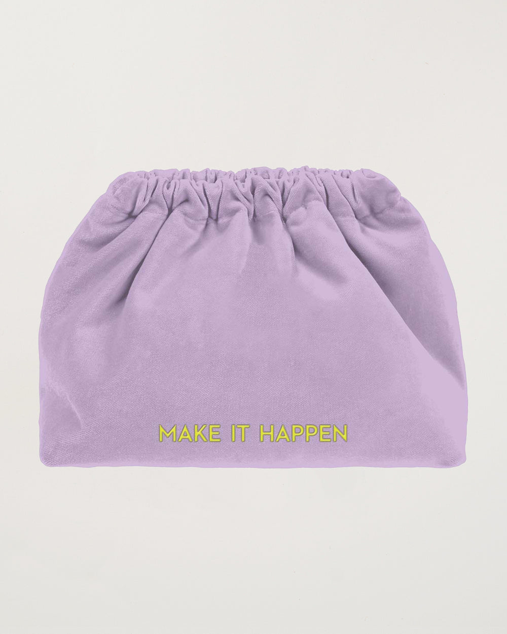 Make It Happen Velvet Clutch Bag
