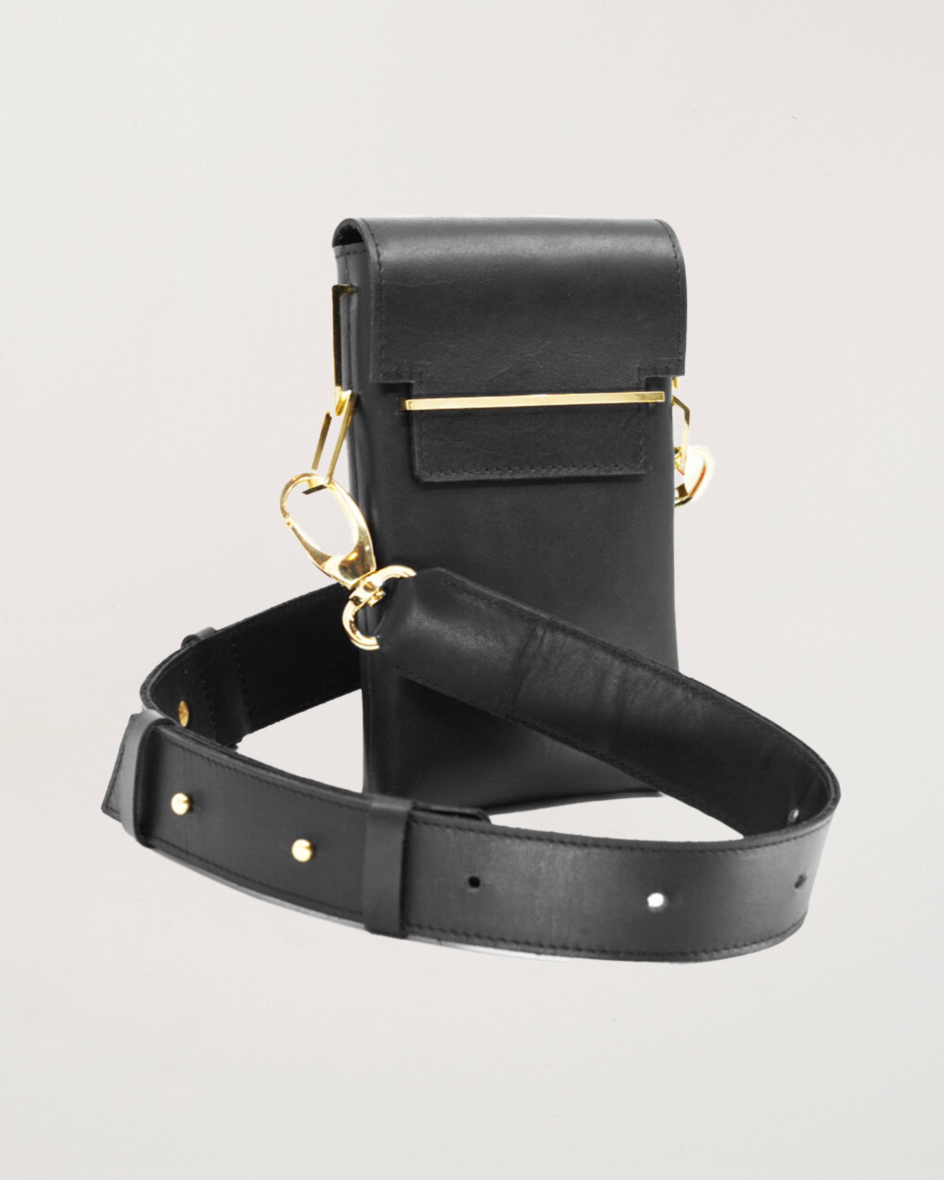 Medium Crossbody Bag/Black Gold