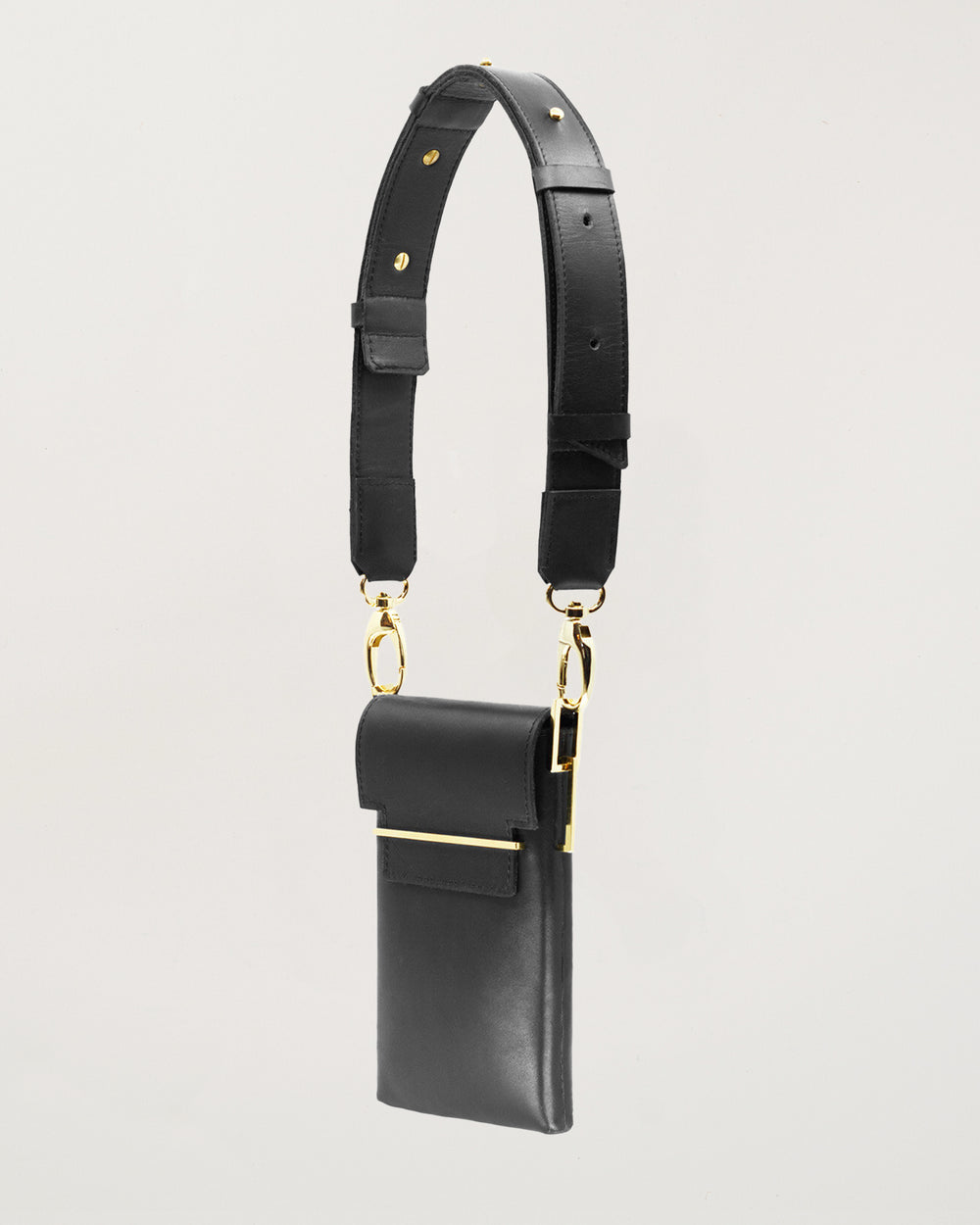 Medium Crossbody Bag/Black Gold