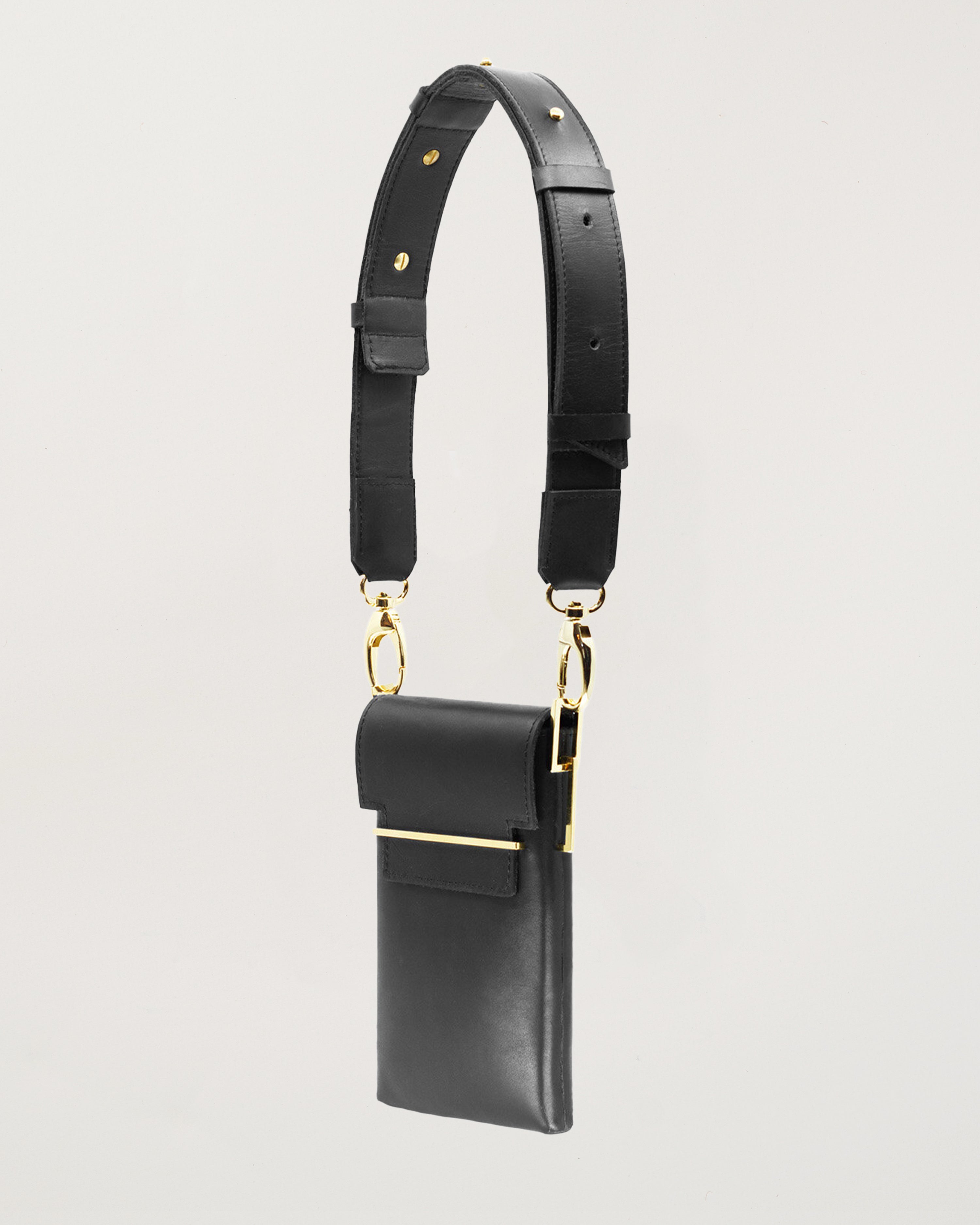 Medium Crossbody Bag/Black Gold