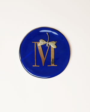 Letter Plate Dragonfly D14cm