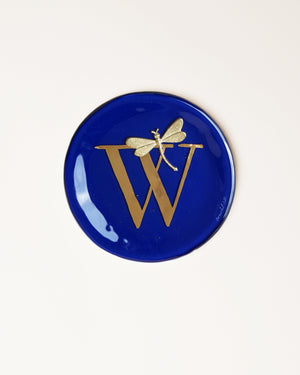 Letter Plate Dragonfly D14cm