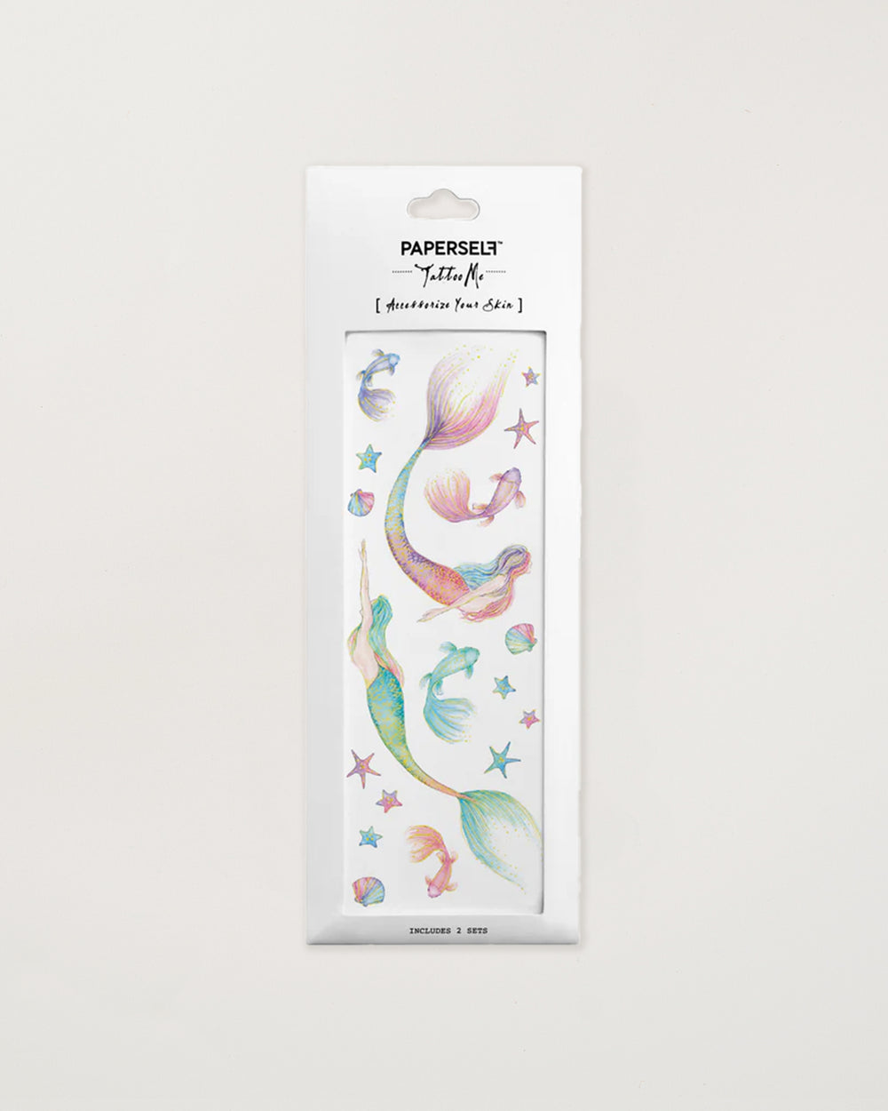 Mermaid 2 Temporary Tattoos
