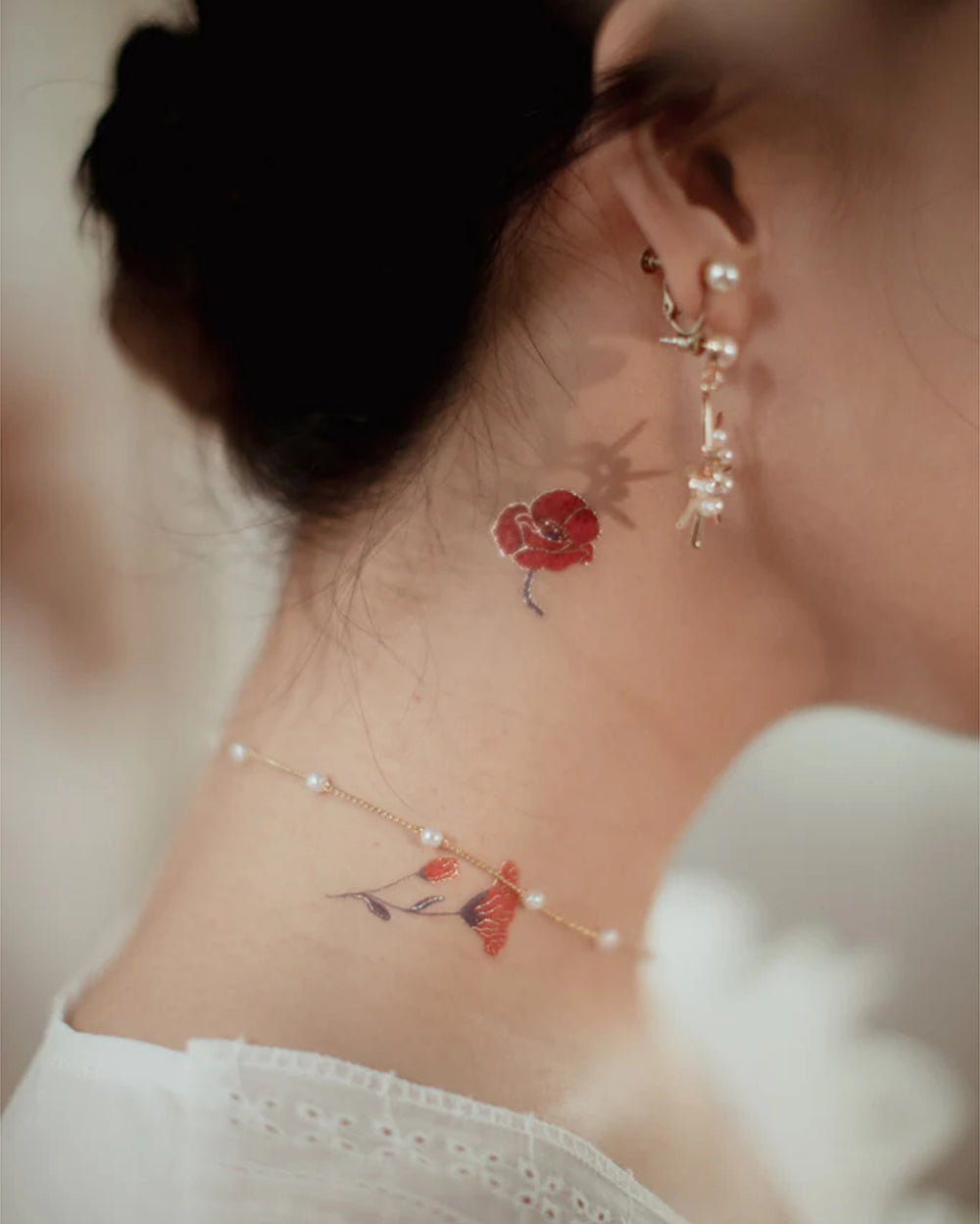 Month Flowers Temporary Tattoos
