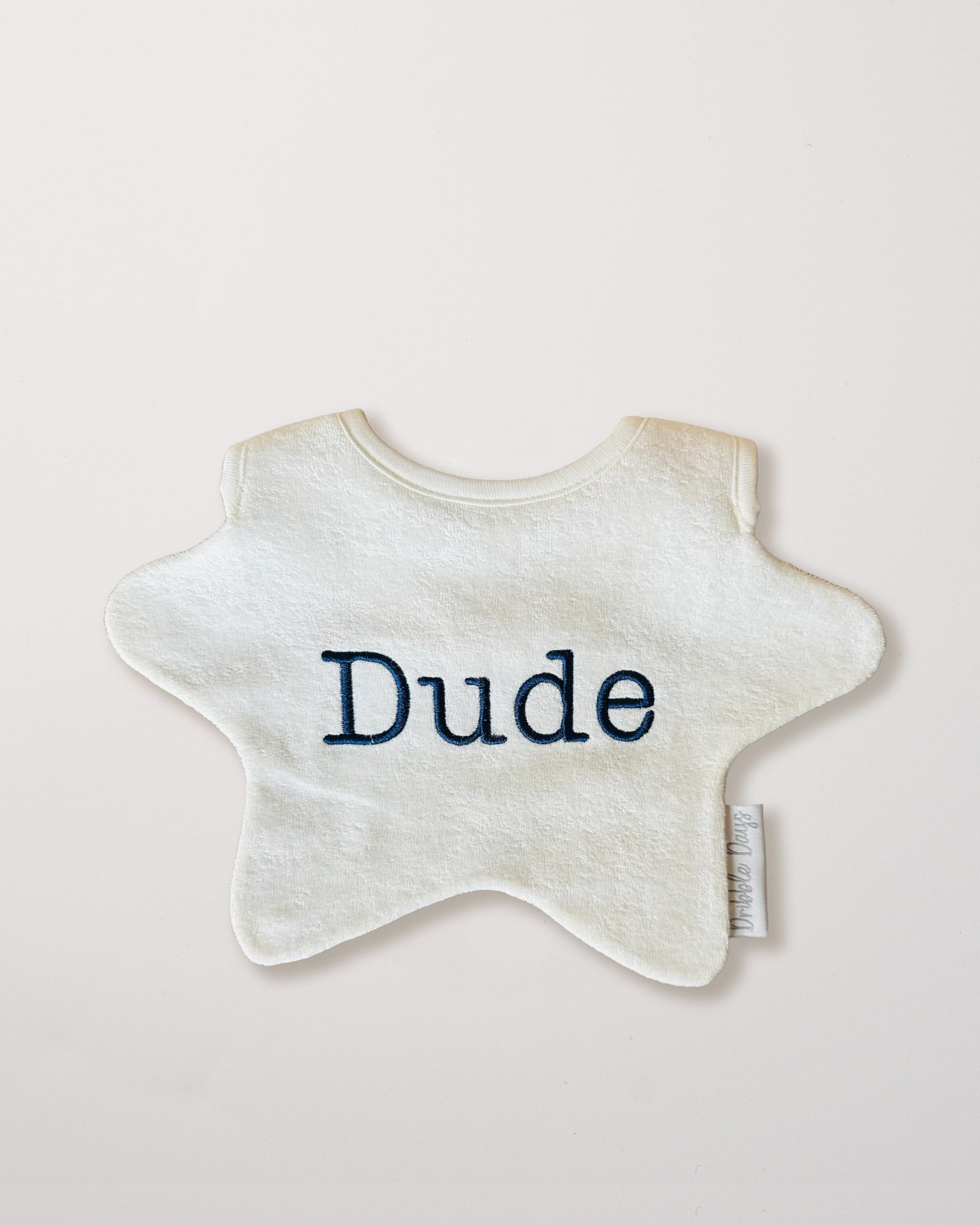 Navy Dude Baby Bib