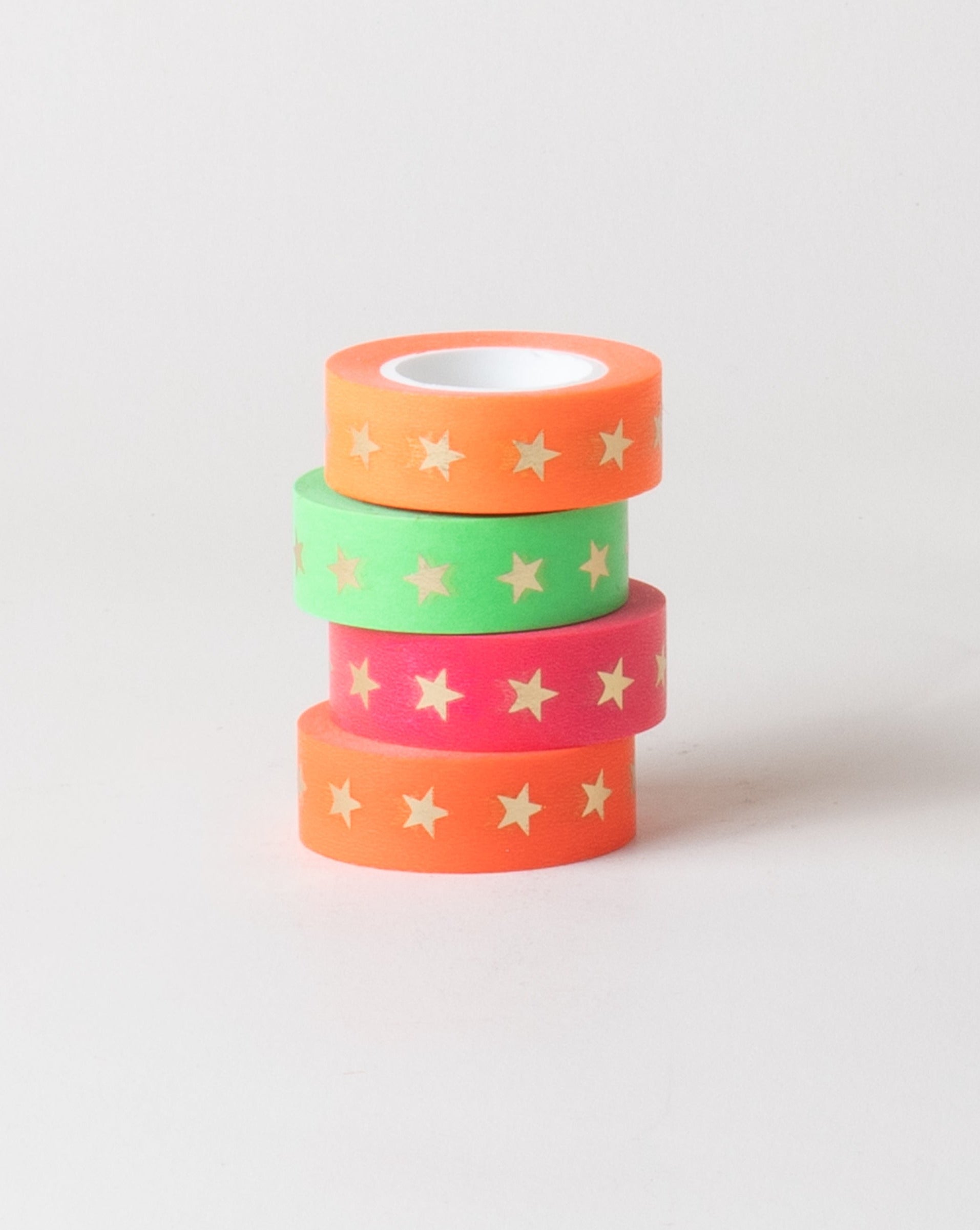 Neon Stars Tape Set