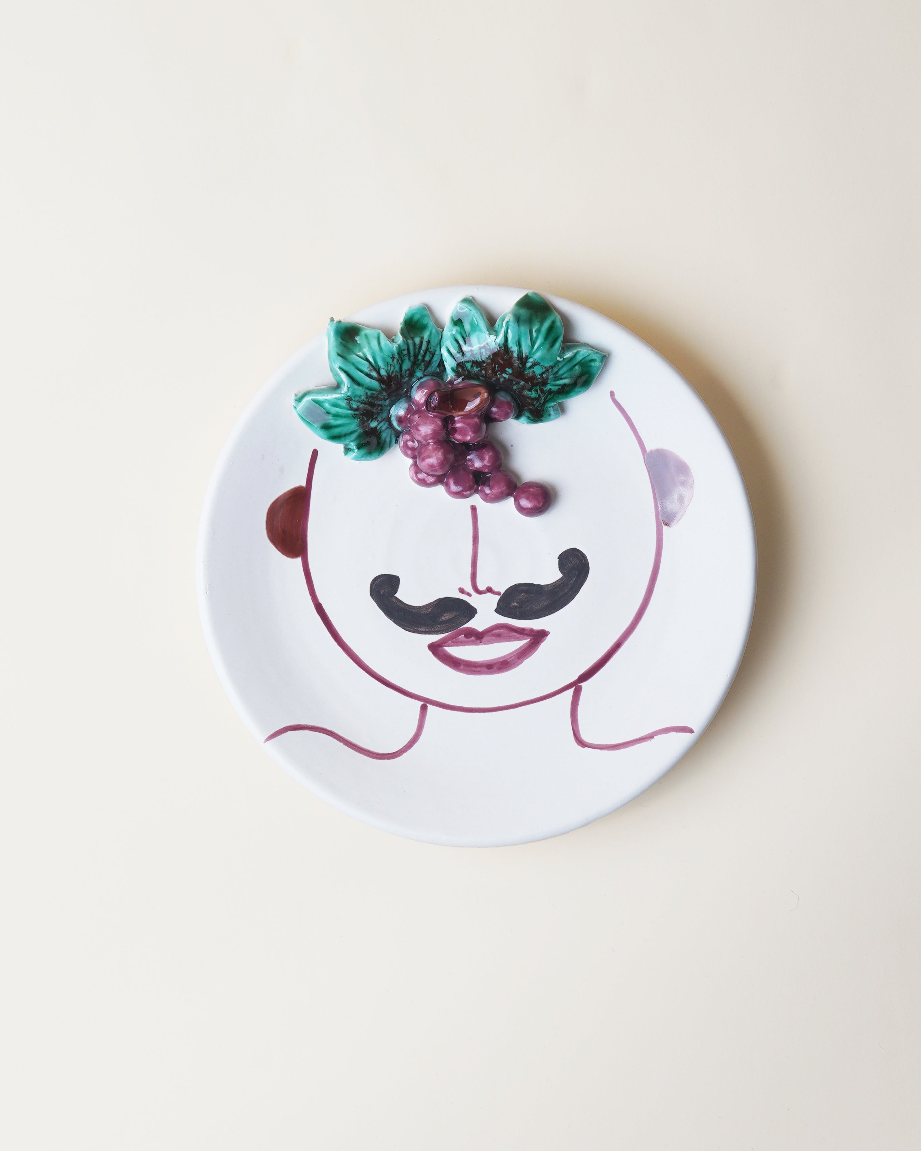 Nerello Purple Grapes Plate D20cm
