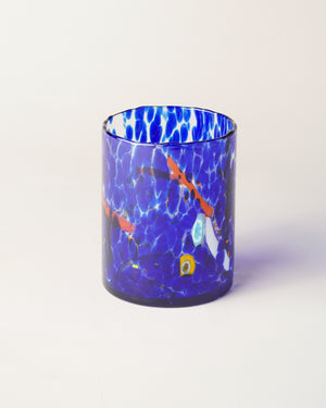 New Straight Murano Tumbler Blue