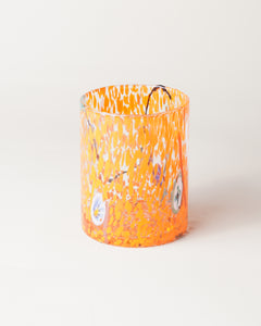 New Straight Murano Tumbler Orange