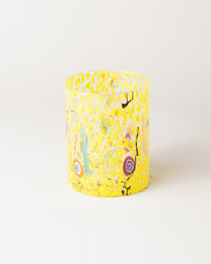 New Straight Murano Tumbler Yellow