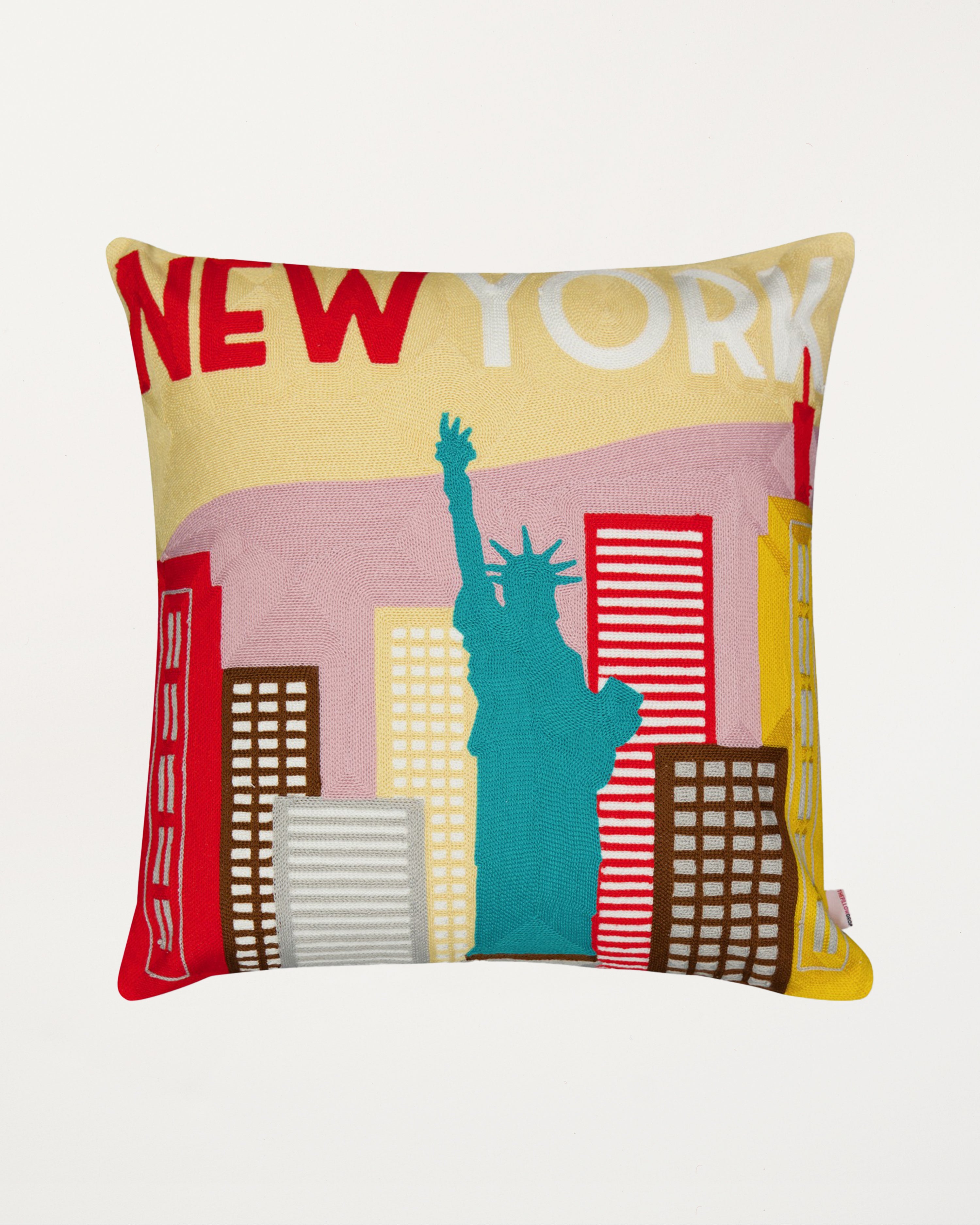 New York Needlepoint Cushion