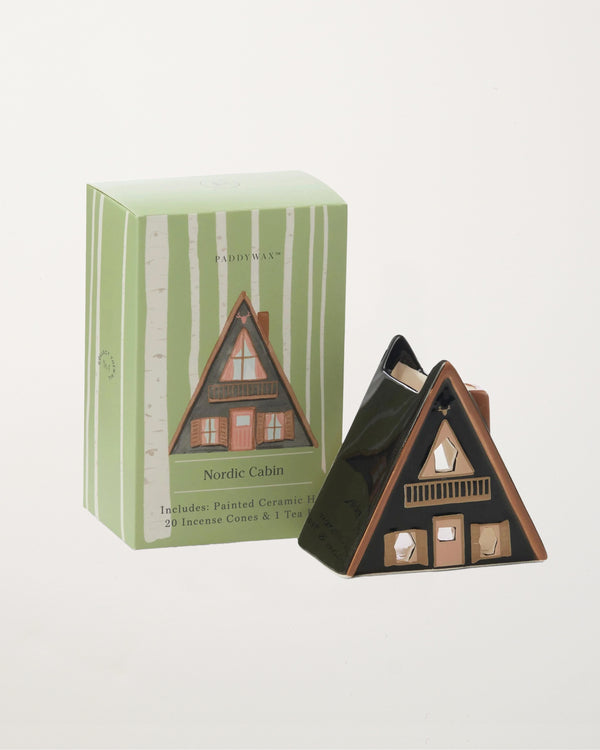 No. 01 Nordic Cabin Style Incense & Tea Light Holder