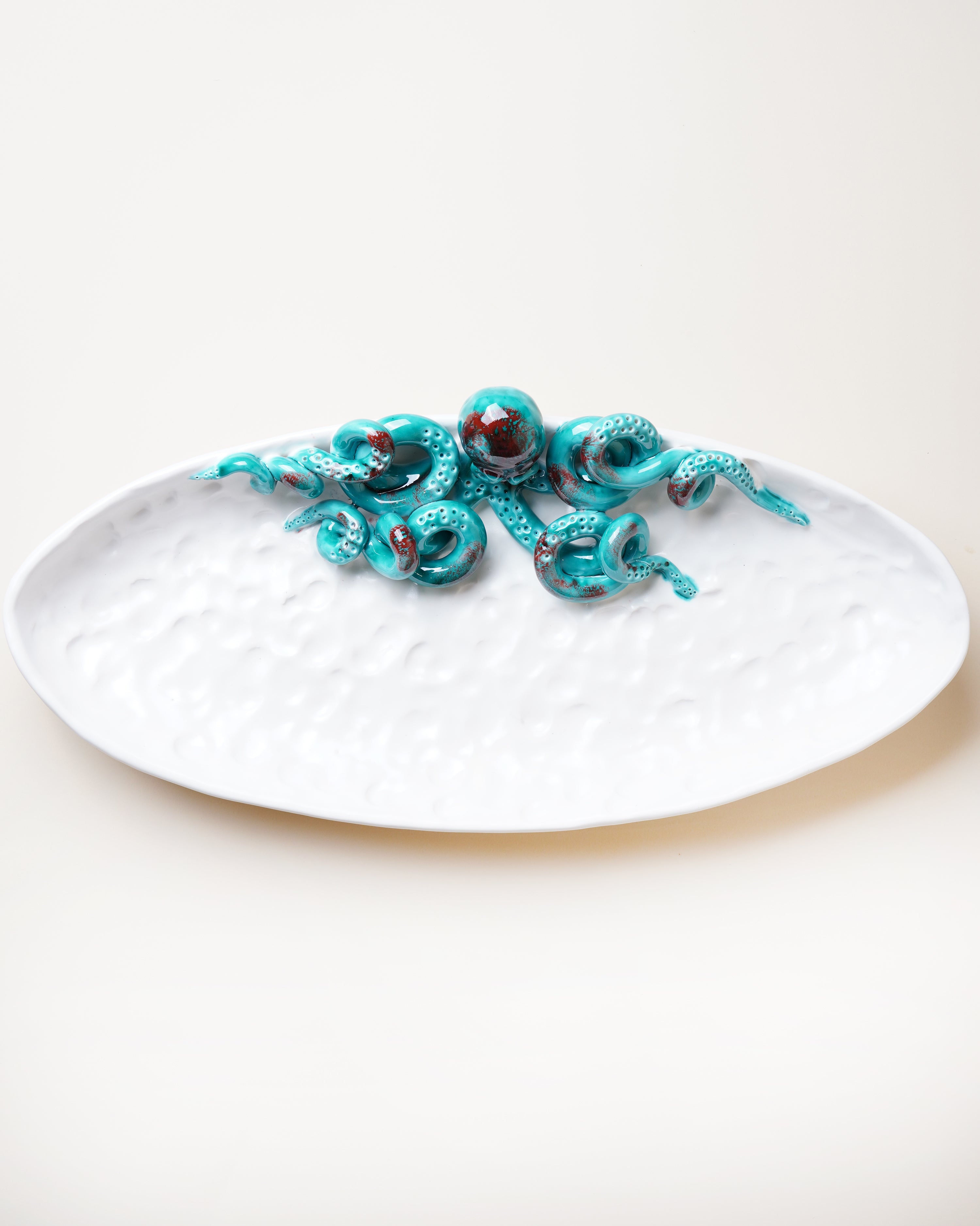 Octopus Oval Platter Matt D50cm