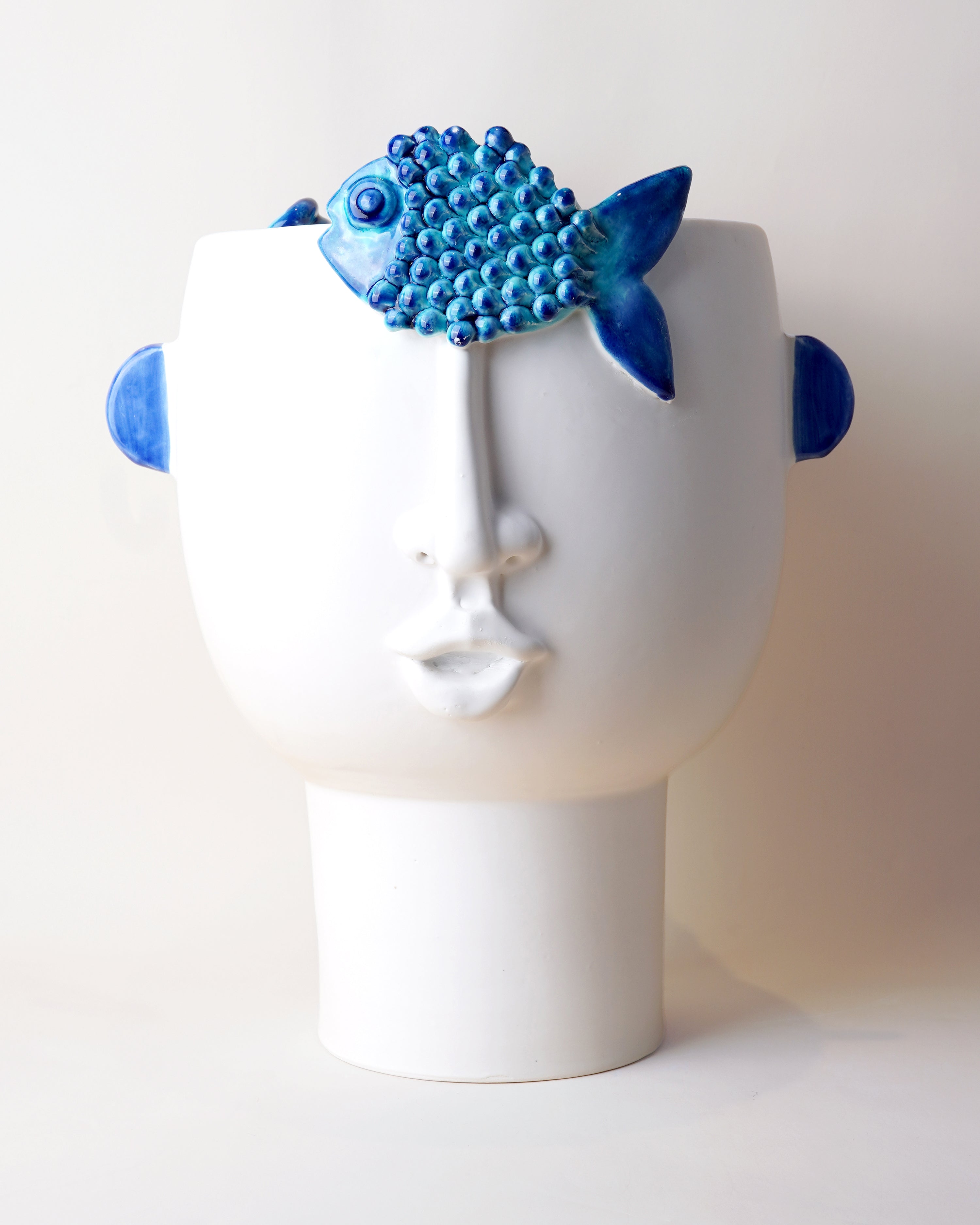 Octopus and Fish Large Vase