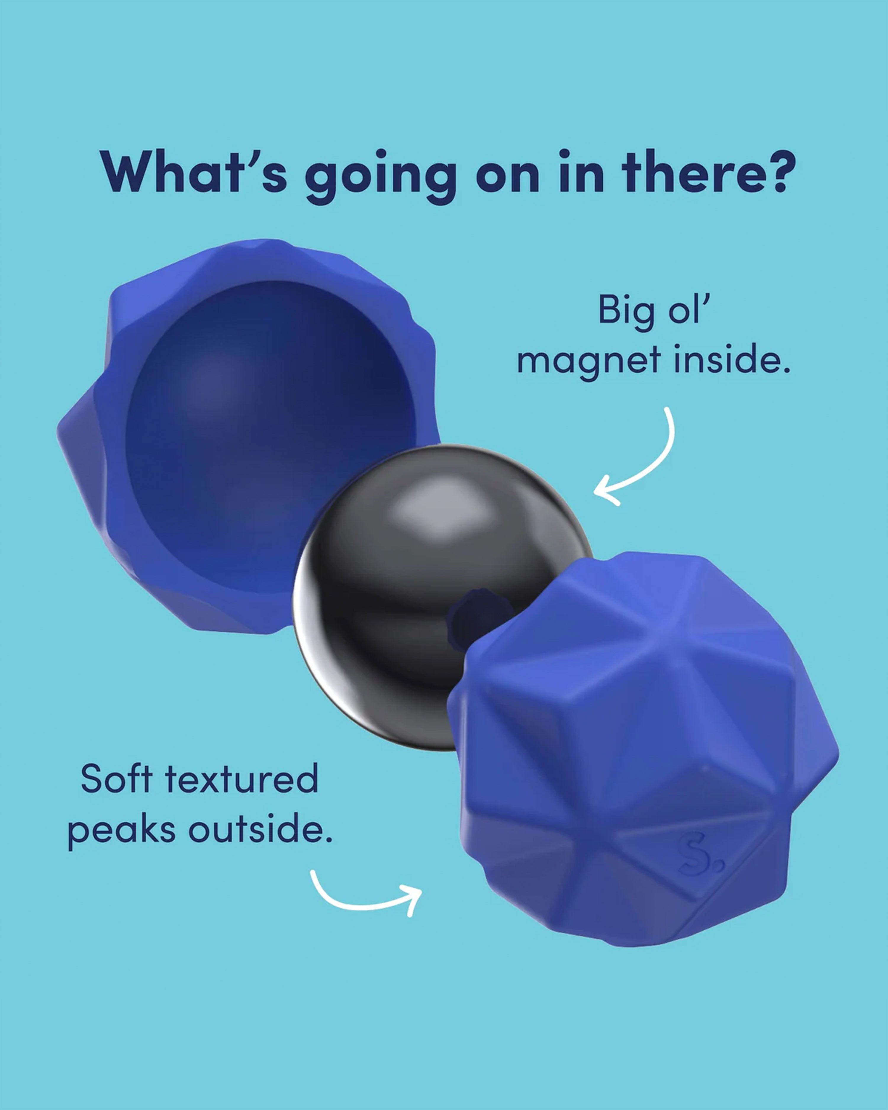 Odds Silicone Magnets Blue Peaks