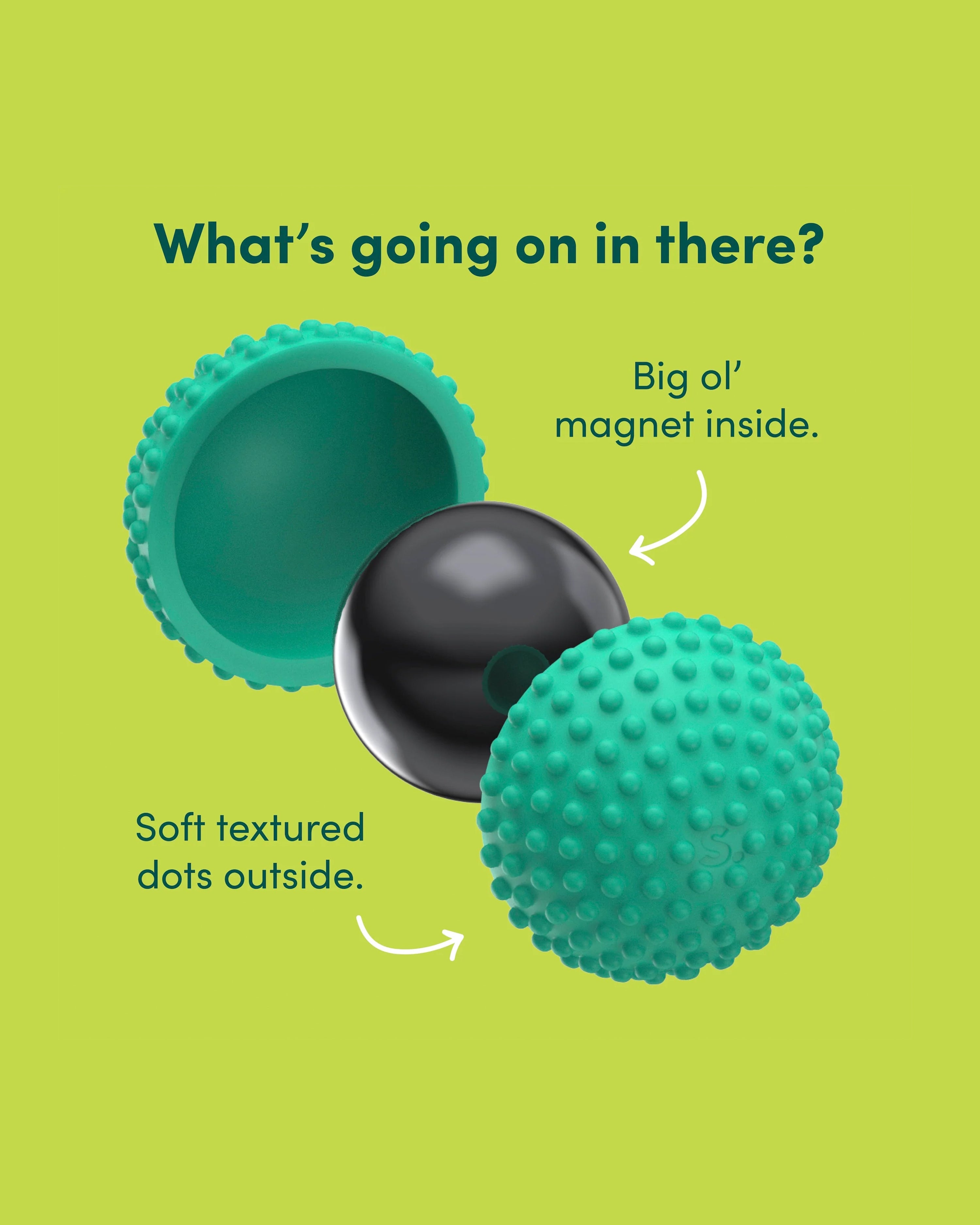 Odds Silicone Magnets Green Dots
