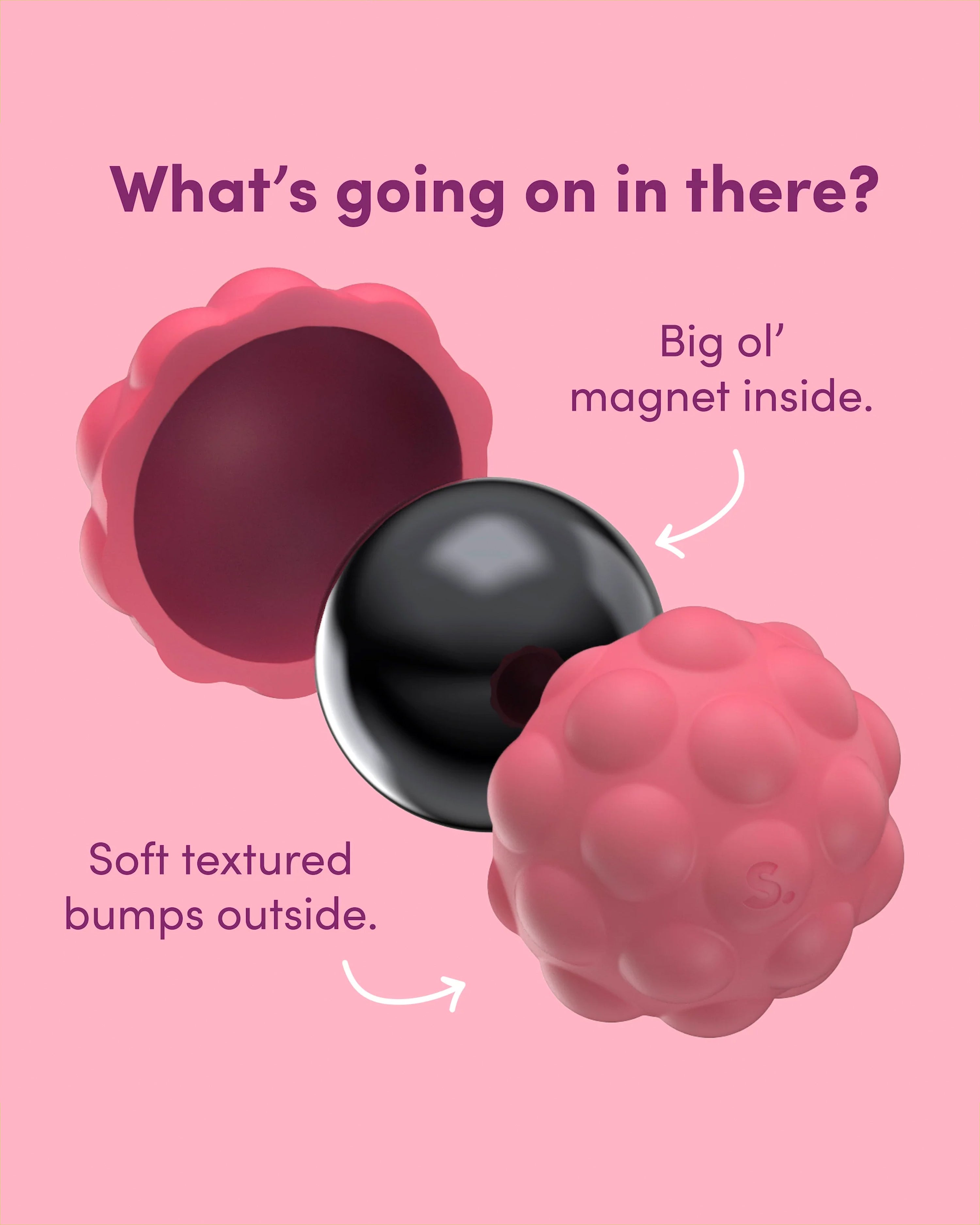 Odds Silicone Magnets Purple Bumps