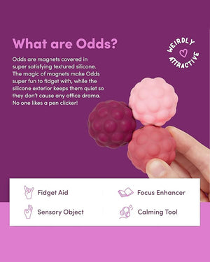 Odds Silicone Magnets Purple Bumps