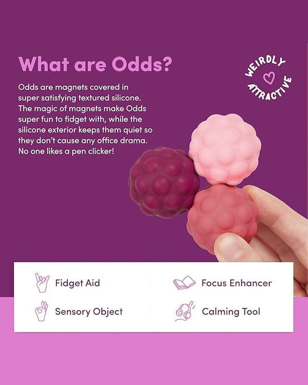 Odds Silicone Magnets Purple Bumps