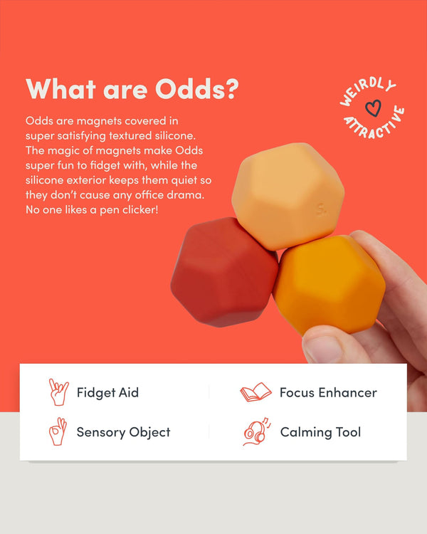 Odds Silicone Magnets Orange Planes